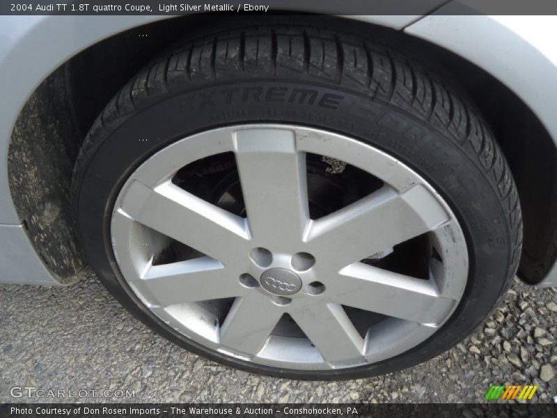 Light Silver Metallic / Ebony 2004 Audi TT 1.8T quattro Coupe