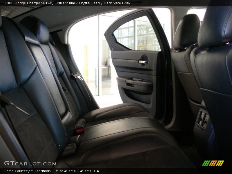 Brilliant Black Crystal Pearl / Dark Slate Gray 2008 Dodge Charger SRT-8
