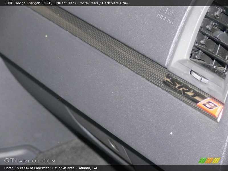 Brilliant Black Crystal Pearl / Dark Slate Gray 2008 Dodge Charger SRT-8