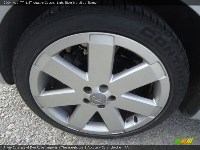 Light Silver Metallic / Ebony 2004 Audi TT 1.8T quattro Coupe