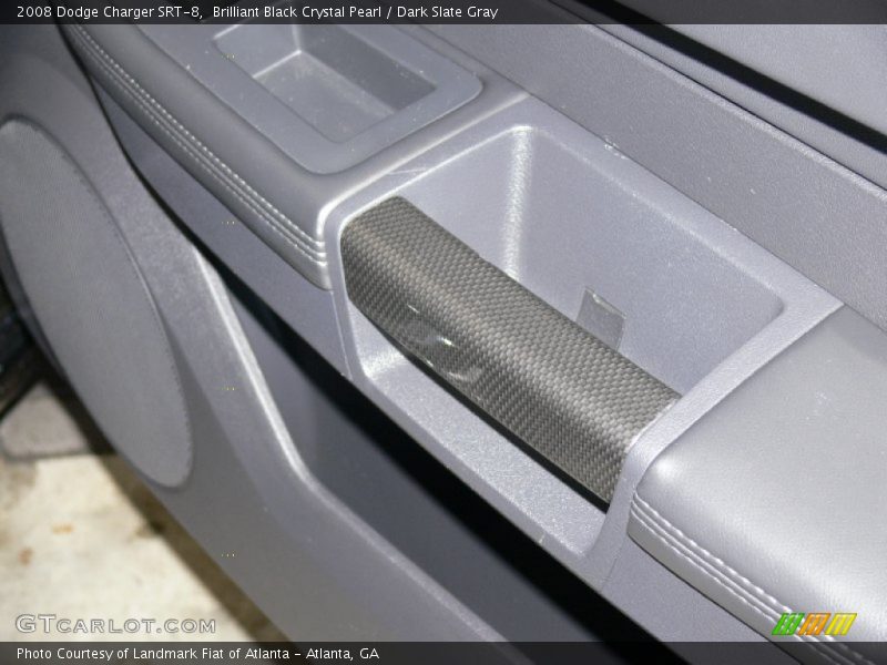 Brilliant Black Crystal Pearl / Dark Slate Gray 2008 Dodge Charger SRT-8