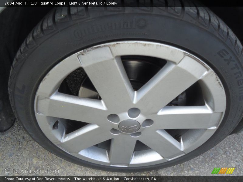 Light Silver Metallic / Ebony 2004 Audi TT 1.8T quattro Coupe