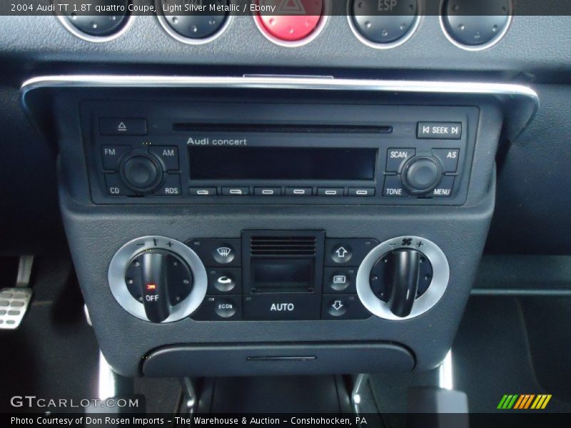 Light Silver Metallic / Ebony 2004 Audi TT 1.8T quattro Coupe