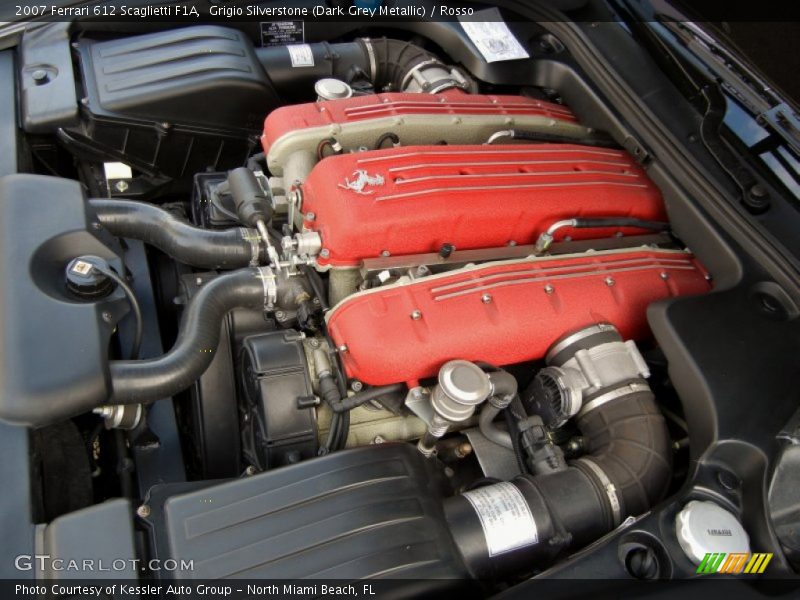  2007 612 Scaglietti F1A Engine - 5.7 Liter DOHC 48-Valve V12