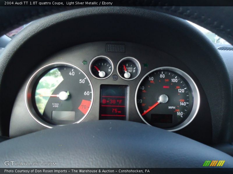  2004 TT 1.8T quattro Coupe 1.8T quattro Coupe Gauges