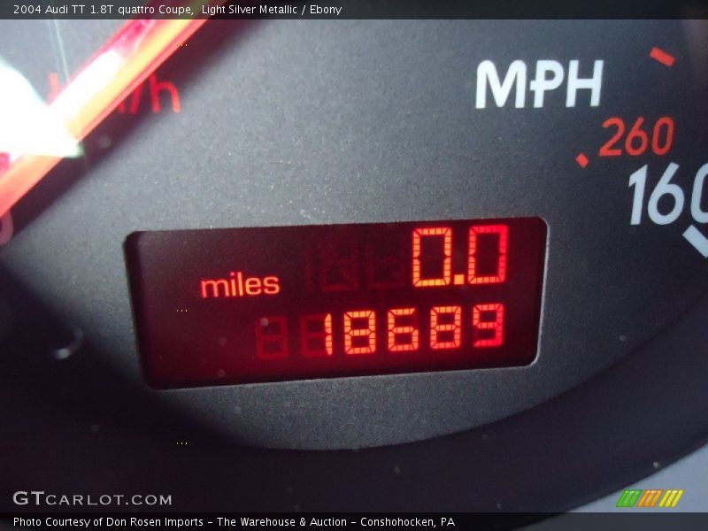 Light Silver Metallic / Ebony 2004 Audi TT 1.8T quattro Coupe