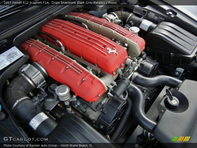  2007 612 Scaglietti F1A Engine - 5.7 Liter DOHC 48-Valve V12
