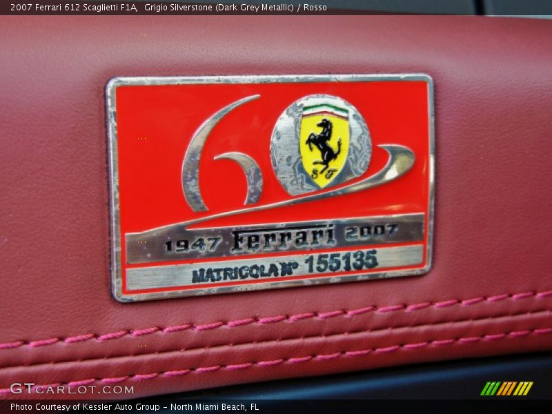  2007 612 Scaglietti F1A Logo