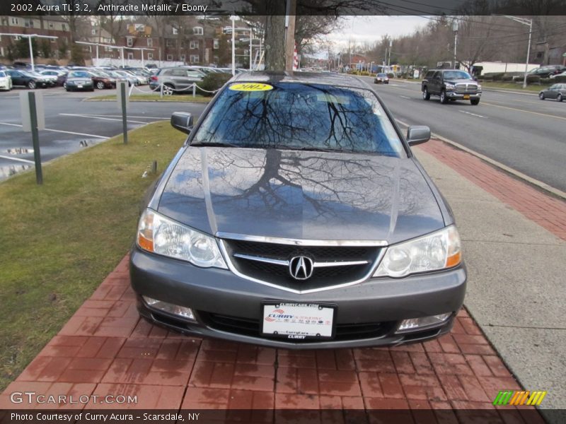 Anthracite Metallic / Ebony 2002 Acura TL 3.2