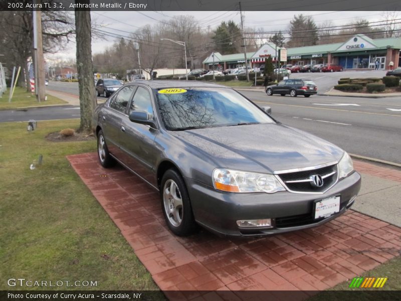 Anthracite Metallic / Ebony 2002 Acura TL 3.2