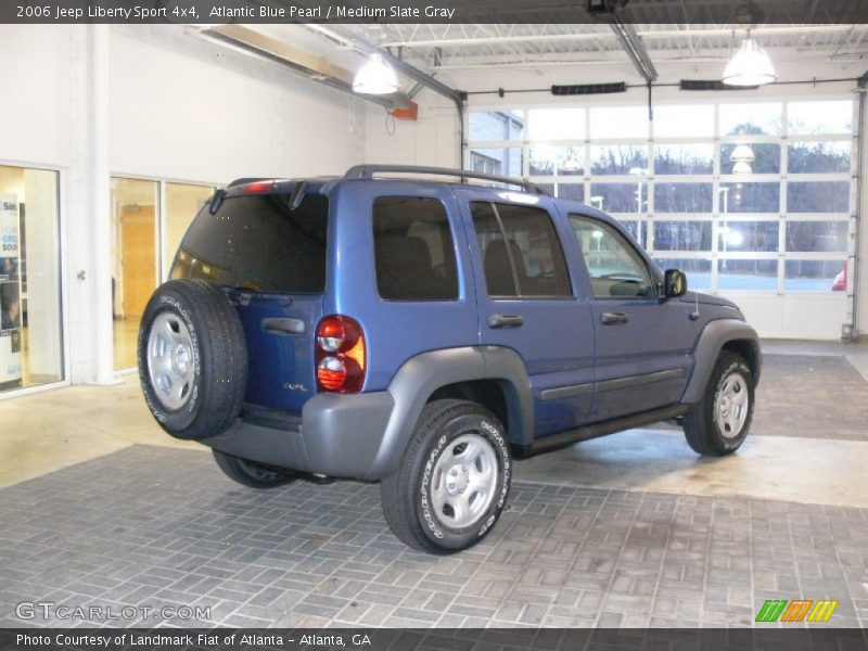 Atlantic Blue Pearl / Medium Slate Gray 2006 Jeep Liberty Sport 4x4