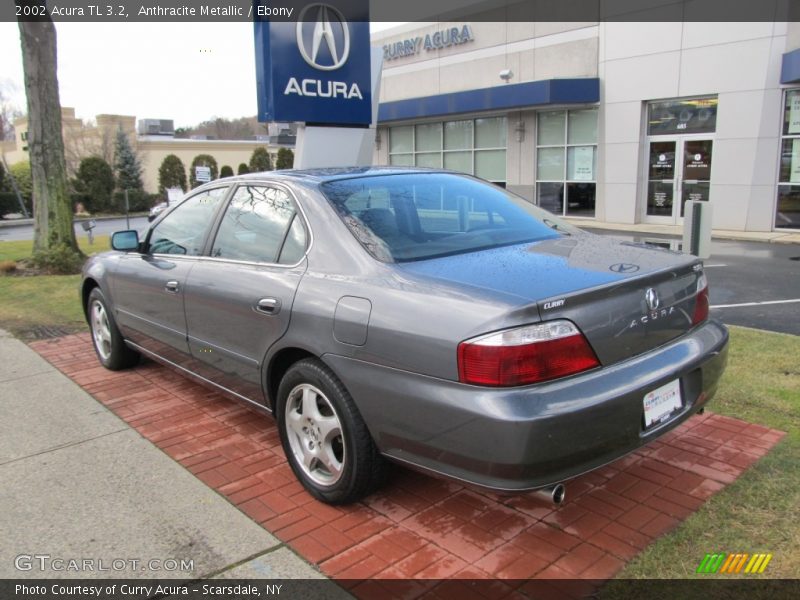 Anthracite Metallic / Ebony 2002 Acura TL 3.2