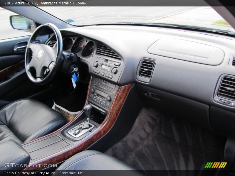 Anthracite Metallic / Ebony 2002 Acura TL 3.2