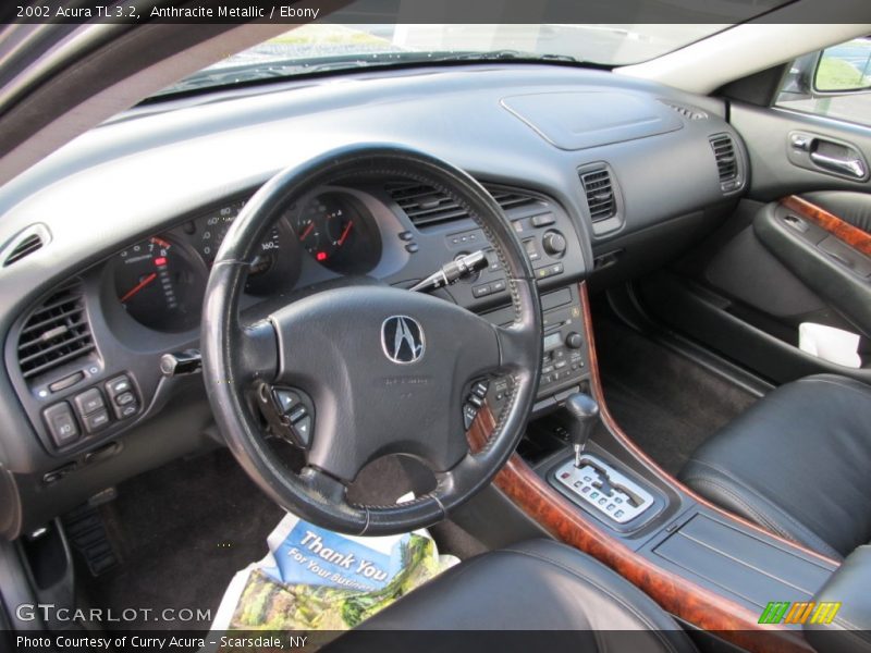 Anthracite Metallic / Ebony 2002 Acura TL 3.2