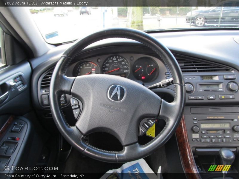 Anthracite Metallic / Ebony 2002 Acura TL 3.2