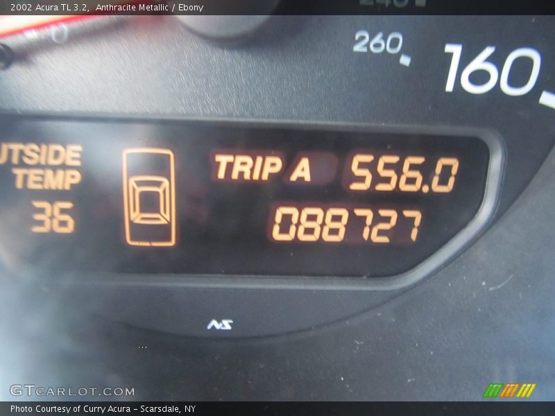 Anthracite Metallic / Ebony 2002 Acura TL 3.2