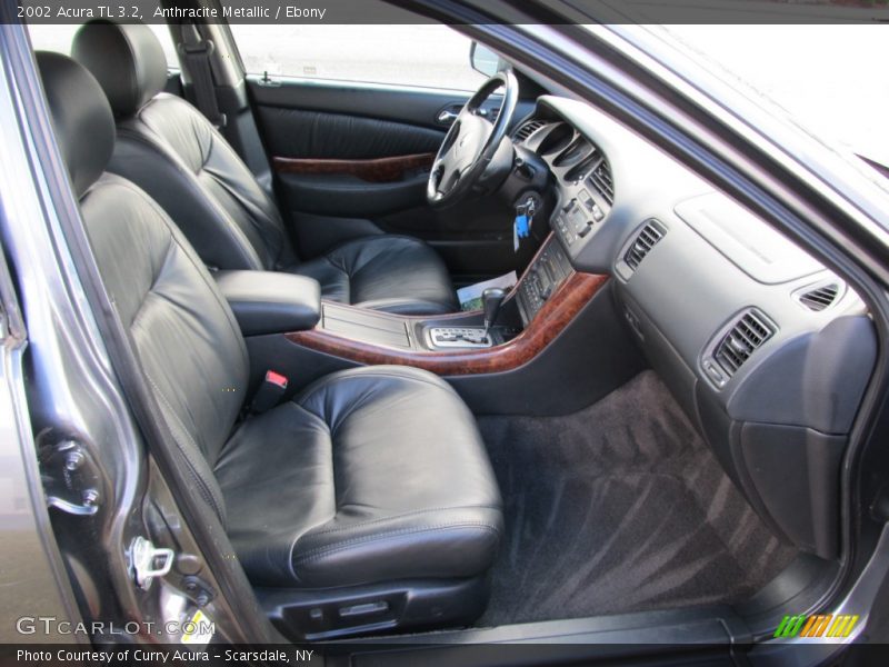 Anthracite Metallic / Ebony 2002 Acura TL 3.2