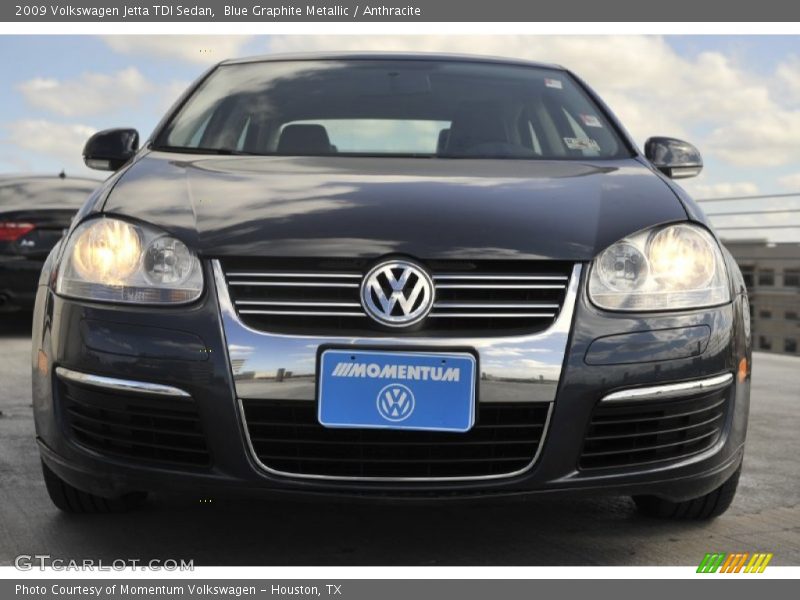 Blue Graphite Metallic / Anthracite 2009 Volkswagen Jetta TDI Sedan