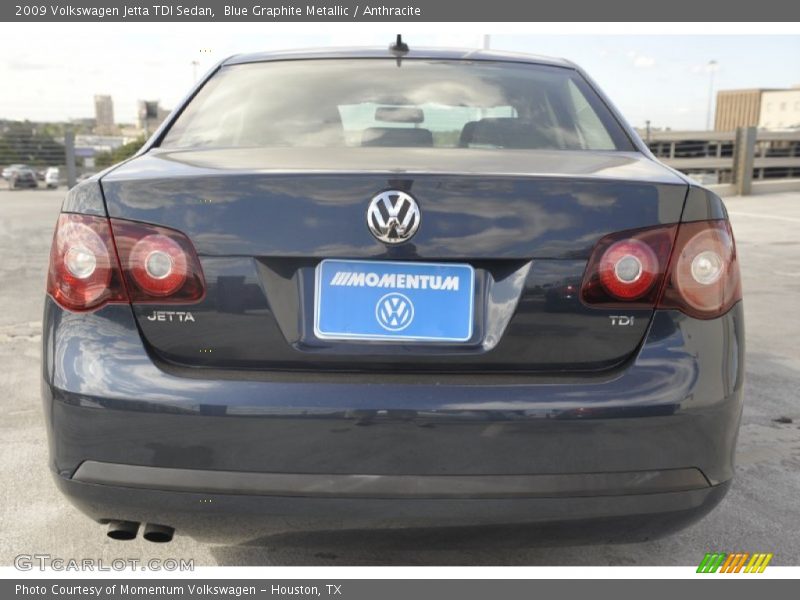 Blue Graphite Metallic / Anthracite 2009 Volkswagen Jetta TDI Sedan