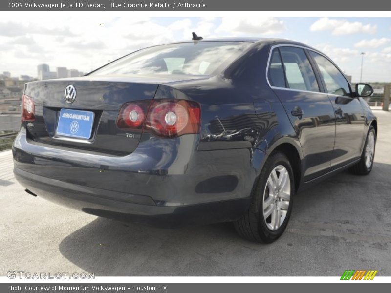 Blue Graphite Metallic / Anthracite 2009 Volkswagen Jetta TDI Sedan