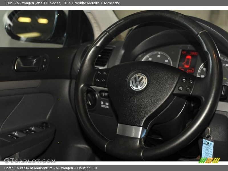 Blue Graphite Metallic / Anthracite 2009 Volkswagen Jetta TDI Sedan