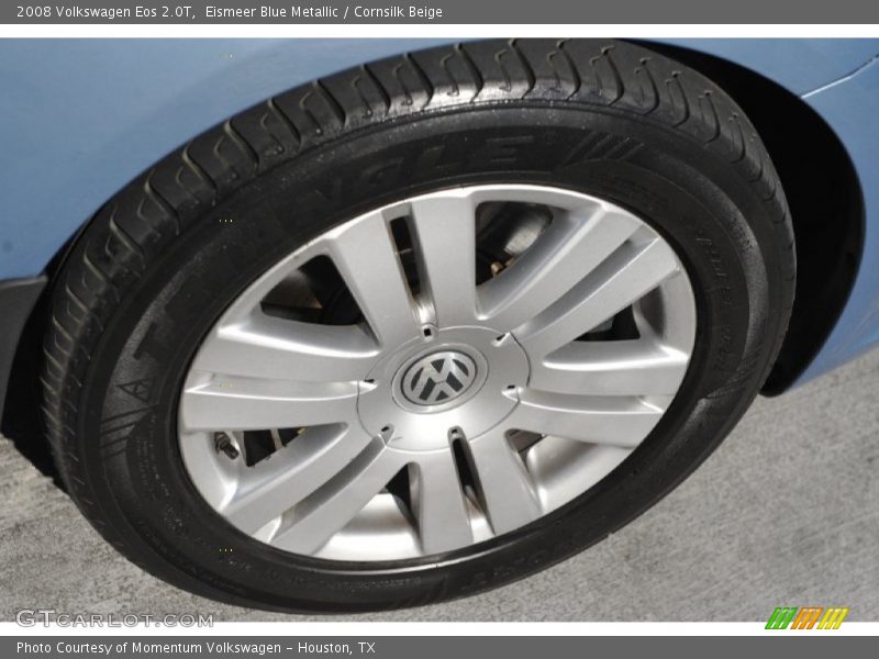 Eismeer Blue Metallic / Cornsilk Beige 2008 Volkswagen Eos 2.0T