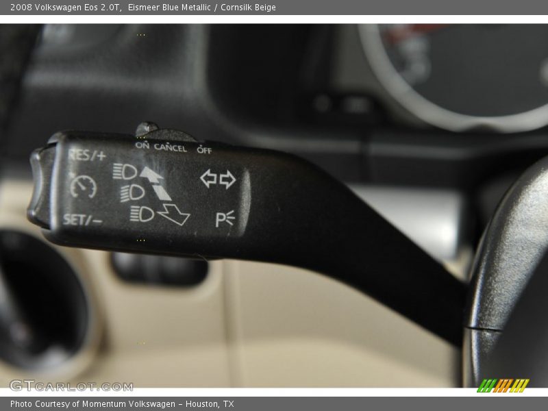 Eismeer Blue Metallic / Cornsilk Beige 2008 Volkswagen Eos 2.0T