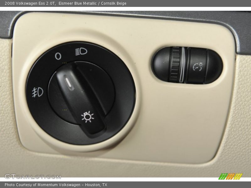 Eismeer Blue Metallic / Cornsilk Beige 2008 Volkswagen Eos 2.0T