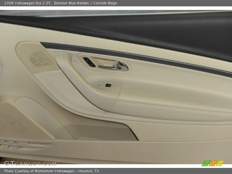 Eismeer Blue Metallic / Cornsilk Beige 2008 Volkswagen Eos 2.0T