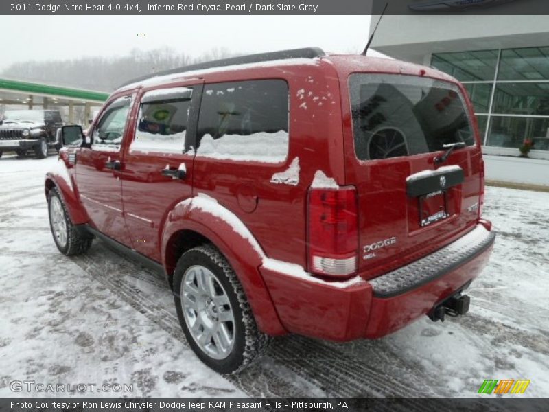 Inferno Red Crystal Pearl / Dark Slate Gray 2011 Dodge Nitro Heat 4.0 4x4