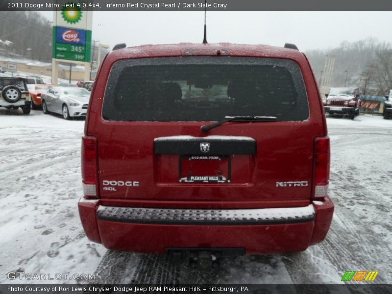 Inferno Red Crystal Pearl / Dark Slate Gray 2011 Dodge Nitro Heat 4.0 4x4