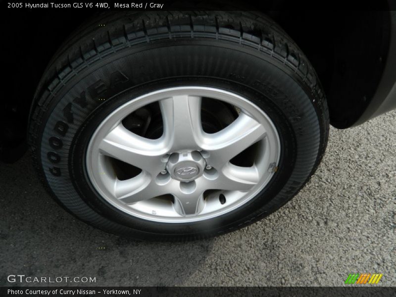 Mesa Red / Gray 2005 Hyundai Tucson GLS V6 4WD