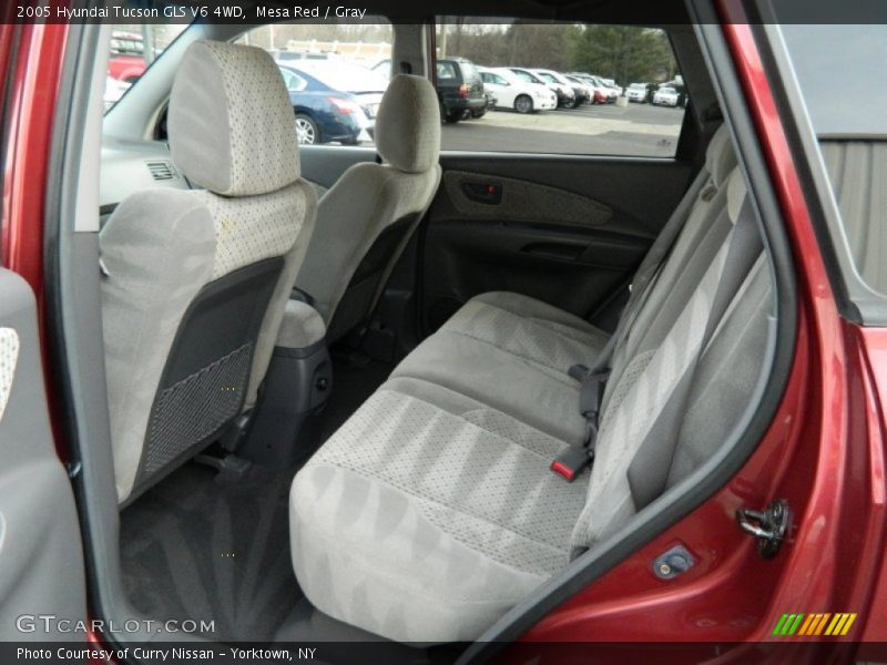 Mesa Red / Gray 2005 Hyundai Tucson GLS V6 4WD
