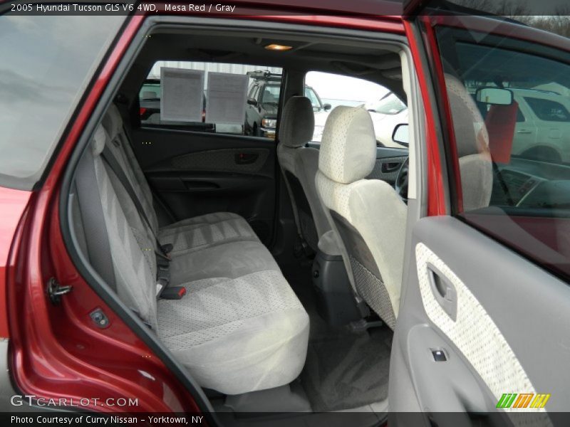 Mesa Red / Gray 2005 Hyundai Tucson GLS V6 4WD
