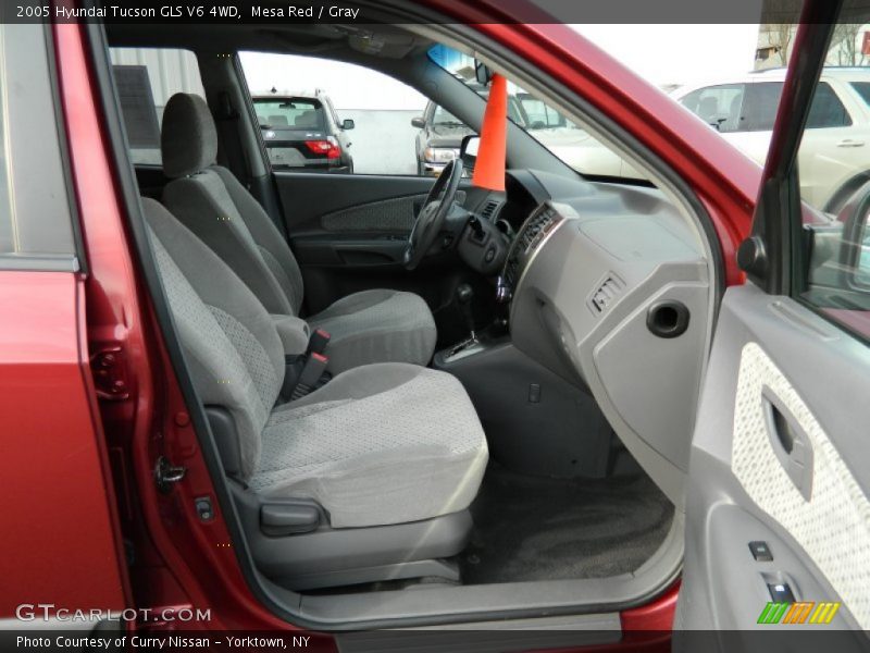 Mesa Red / Gray 2005 Hyundai Tucson GLS V6 4WD