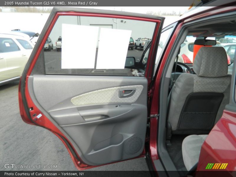 Mesa Red / Gray 2005 Hyundai Tucson GLS V6 4WD