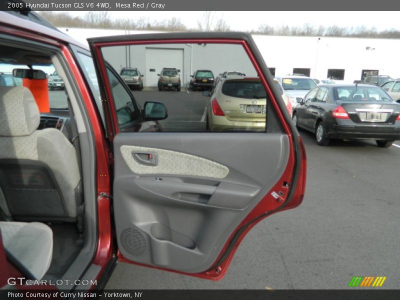 Mesa Red / Gray 2005 Hyundai Tucson GLS V6 4WD