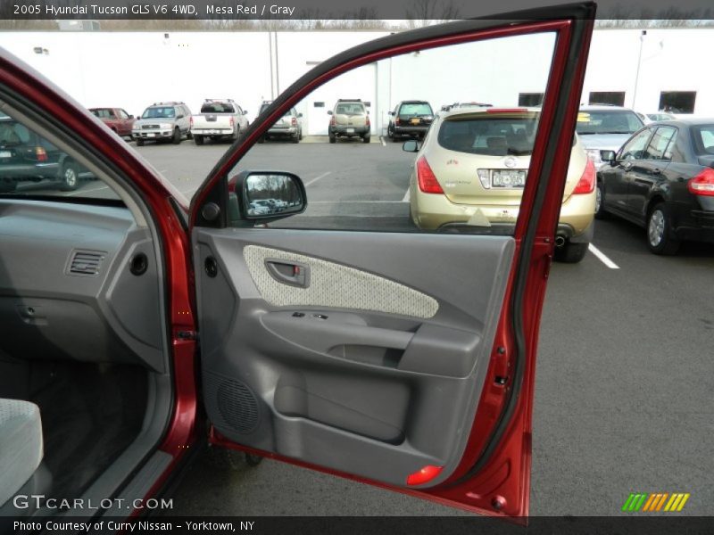 Mesa Red / Gray 2005 Hyundai Tucson GLS V6 4WD