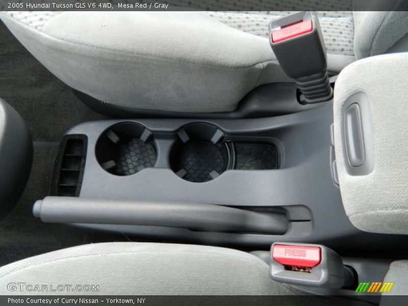 Mesa Red / Gray 2005 Hyundai Tucson GLS V6 4WD