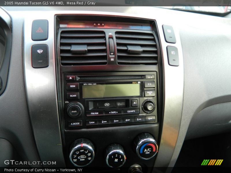 Mesa Red / Gray 2005 Hyundai Tucson GLS V6 4WD