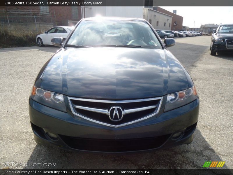 Carbon Gray Pearl / Ebony Black 2006 Acura TSX Sedan