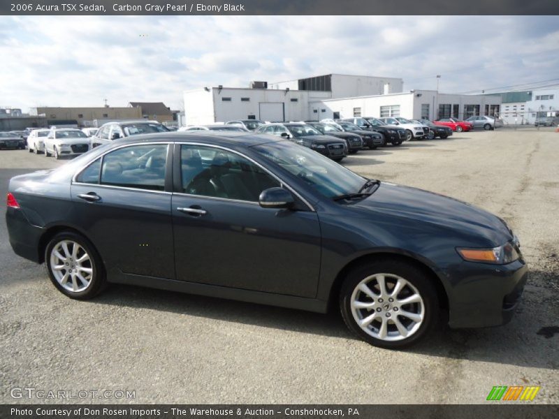 Carbon Gray Pearl / Ebony Black 2006 Acura TSX Sedan