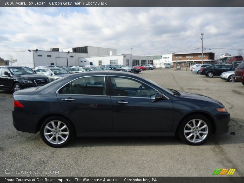 Carbon Gray Pearl / Ebony Black 2006 Acura TSX Sedan