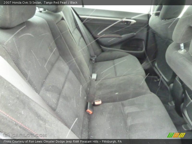 Tango Red Pearl / Black 2007 Honda Civic Si Sedan