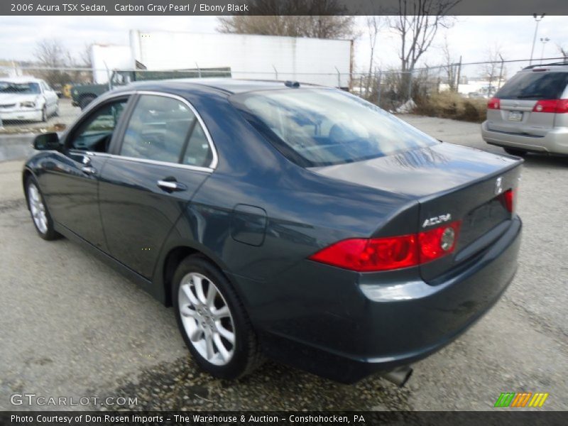 Carbon Gray Pearl / Ebony Black 2006 Acura TSX Sedan