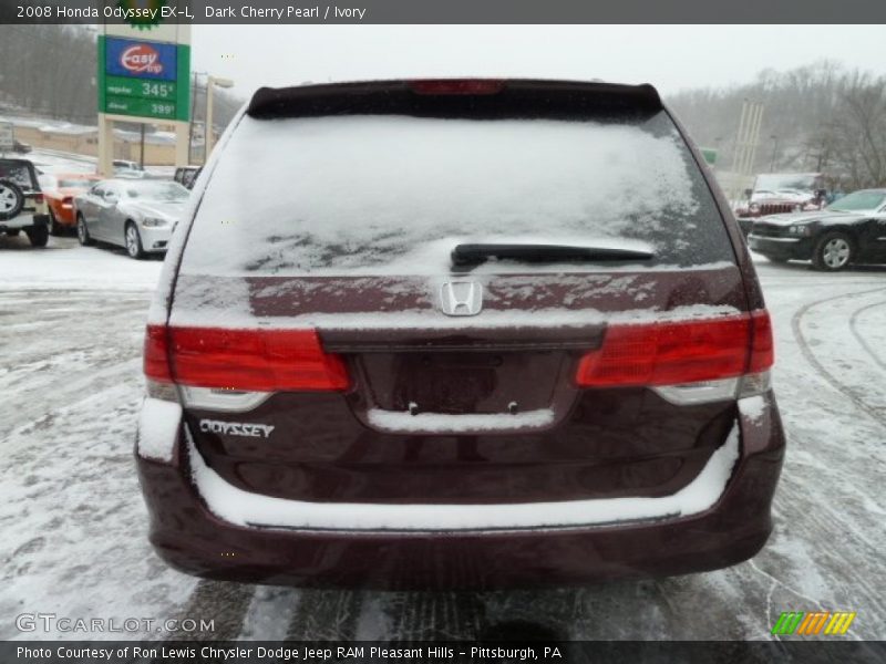 Dark Cherry Pearl / Ivory 2008 Honda Odyssey EX-L