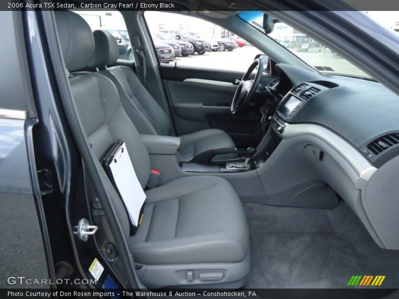 Carbon Gray Pearl / Ebony Black 2006 Acura TSX Sedan