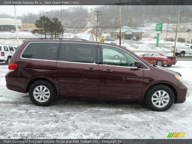Dark Cherry Pearl / Ivory 2008 Honda Odyssey EX-L