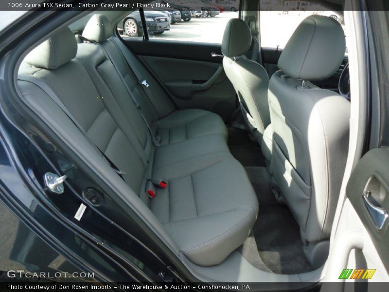 Carbon Gray Pearl / Ebony Black 2006 Acura TSX Sedan