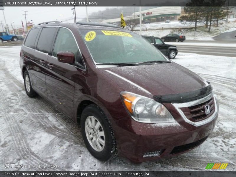 Dark Cherry Pearl / Ivory 2008 Honda Odyssey EX-L
